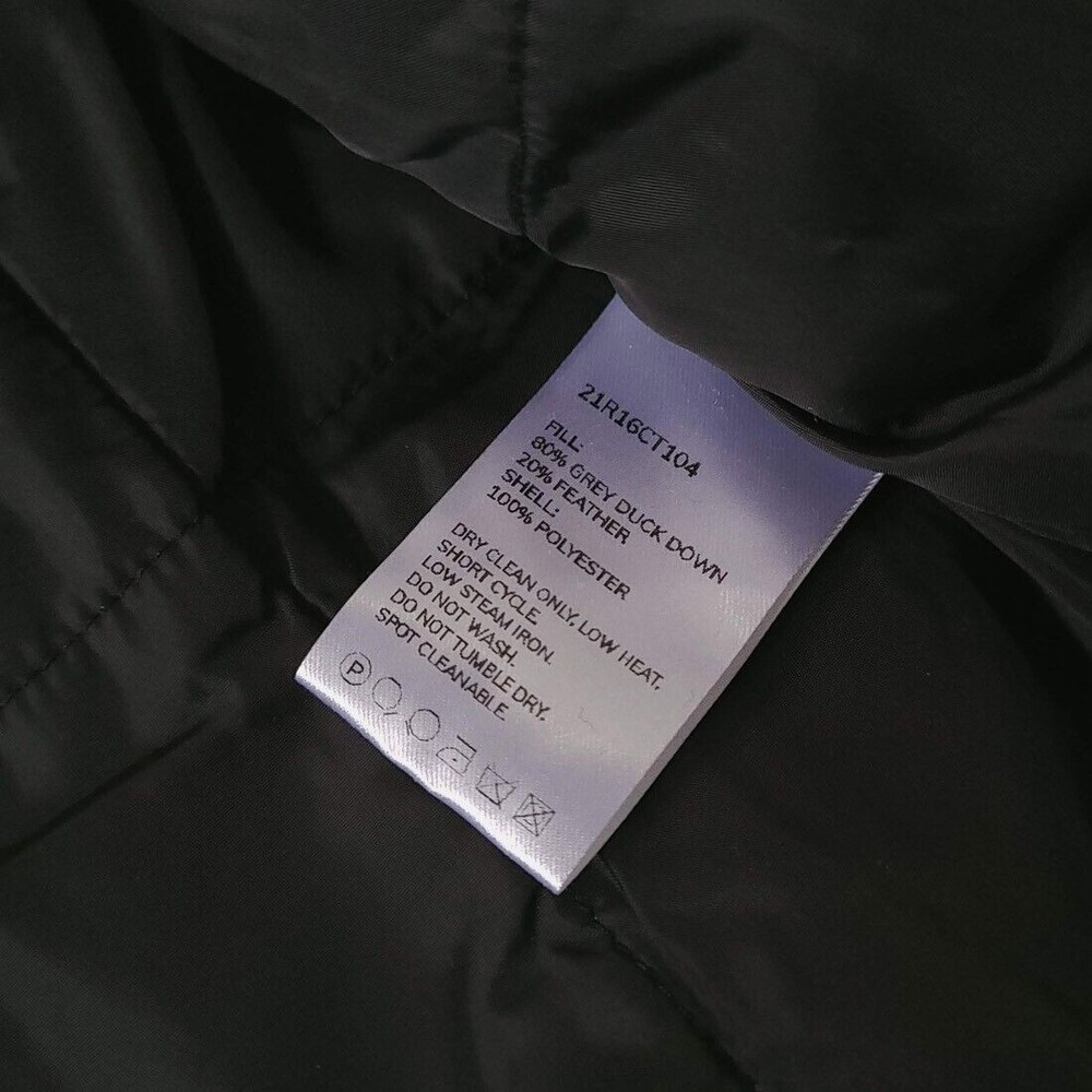 NAP Hooded Drawstring Duck Down Parka Women Large - Picture 10 of 11